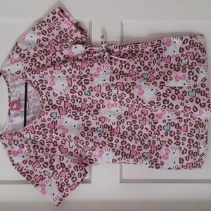 "HELLO KITTY" BY SANRIO SCRUB TOP